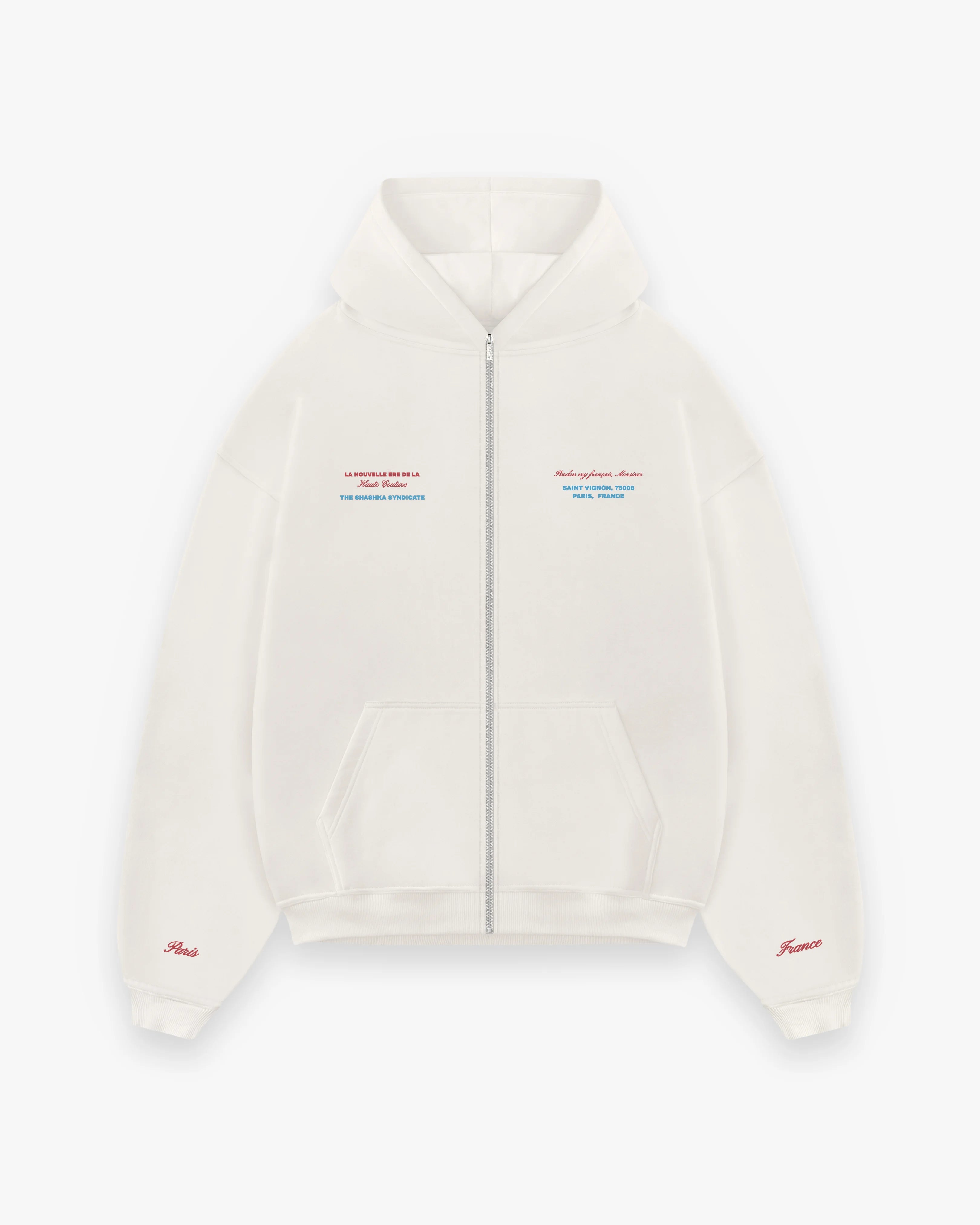 Pardon My Français Monsieur Zip Hoodie