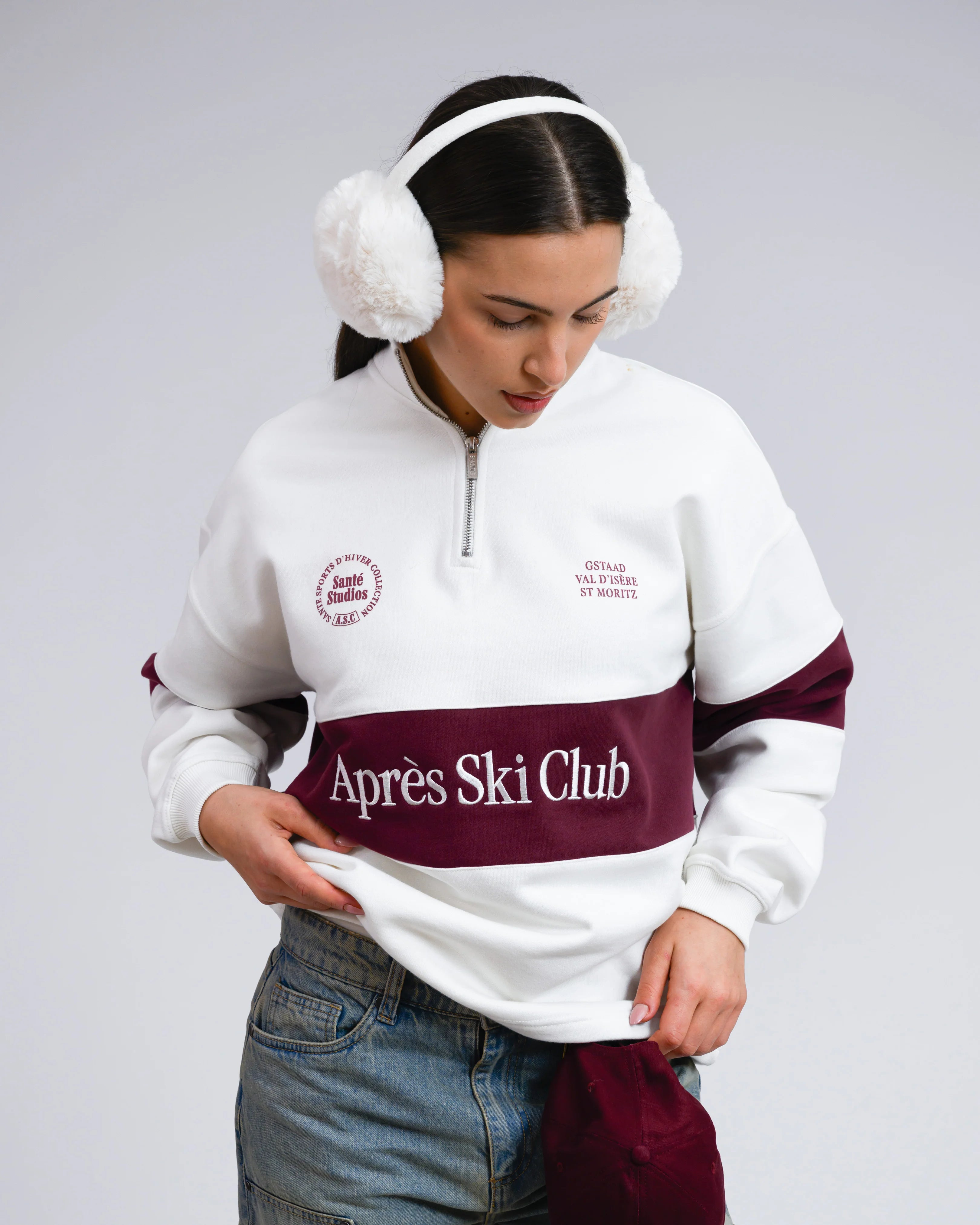 Après Ski Club Quarter Zip Sweater