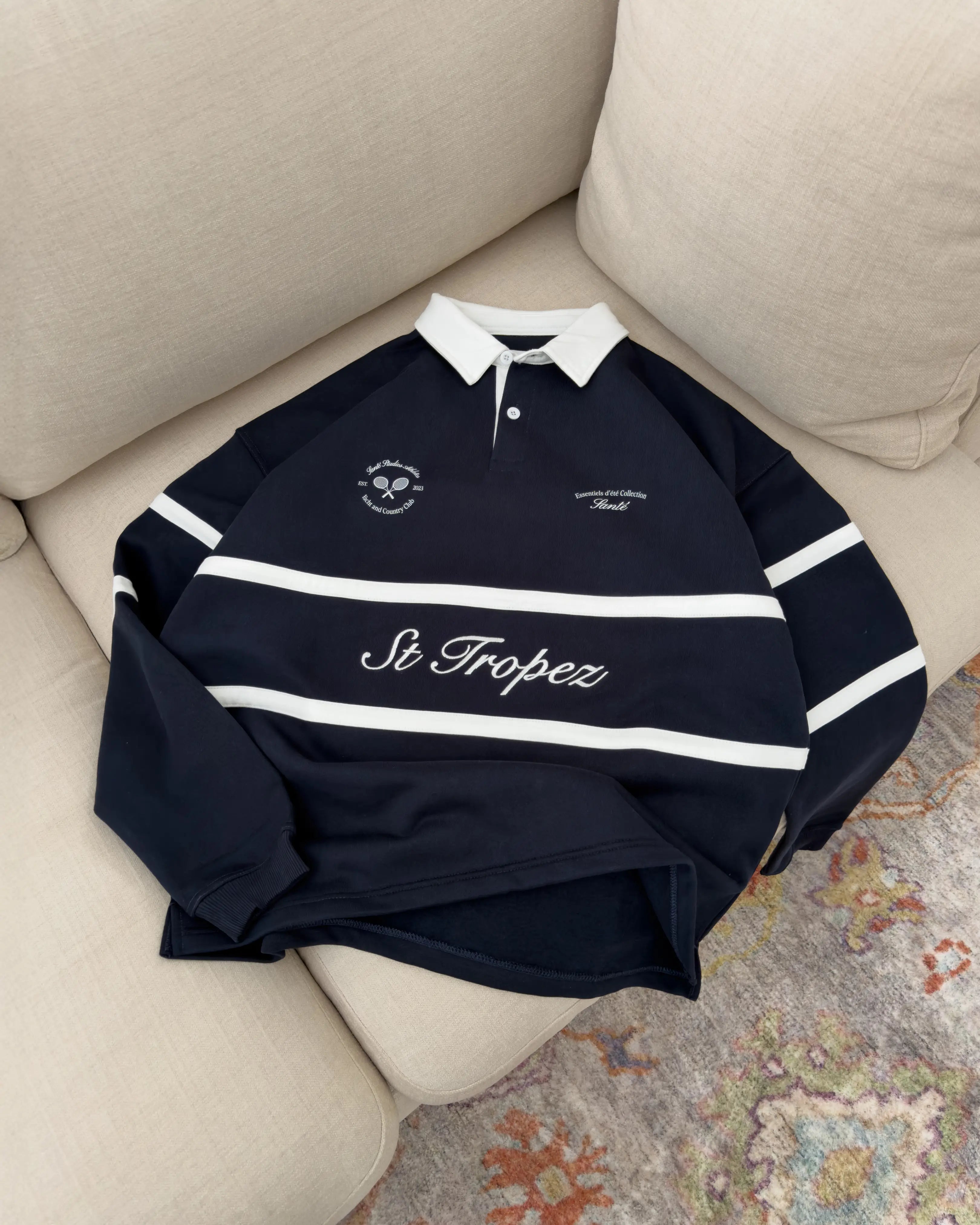 St Tropez Long Sleeve Polo
