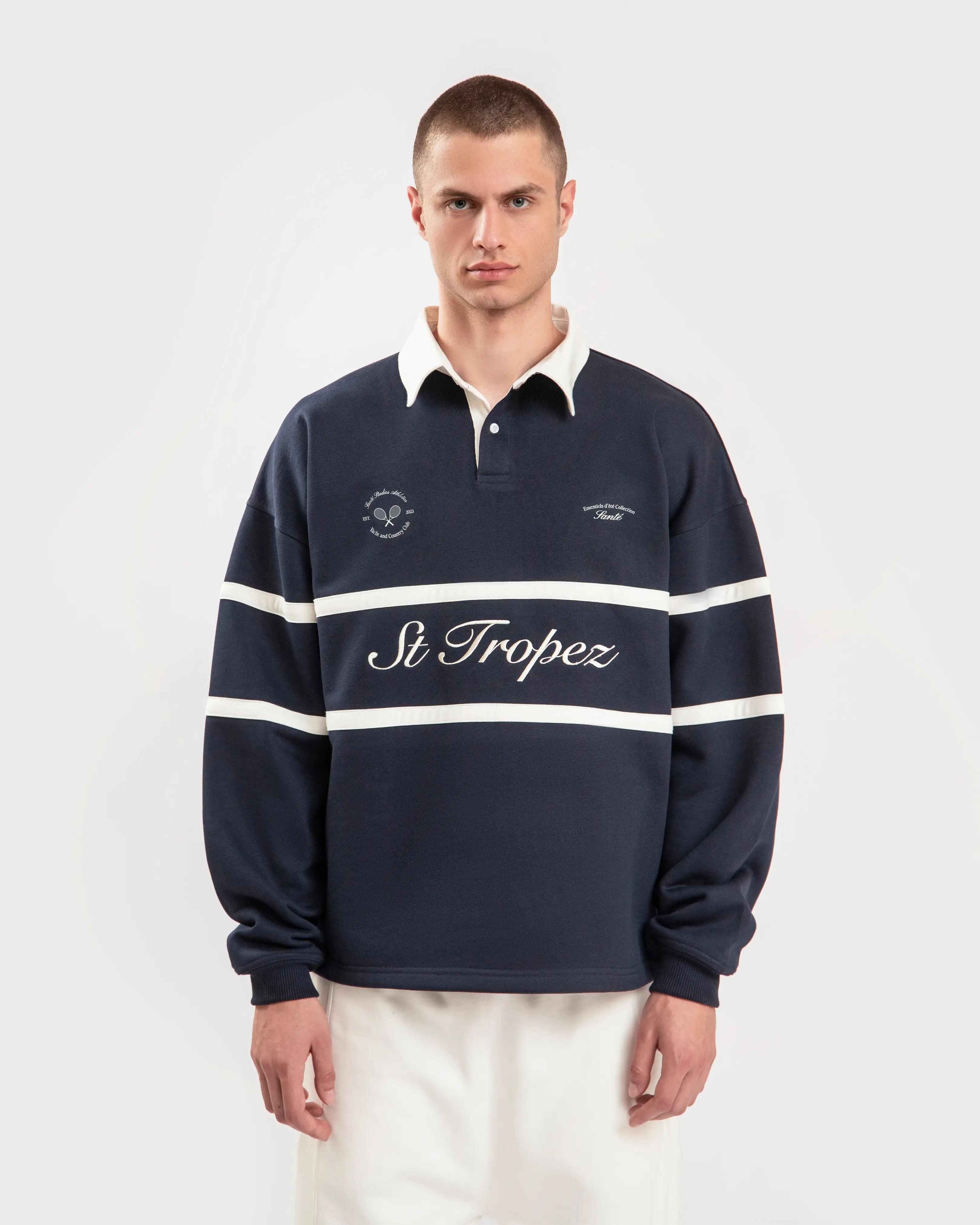 St Tropez Long Sleeve Polo