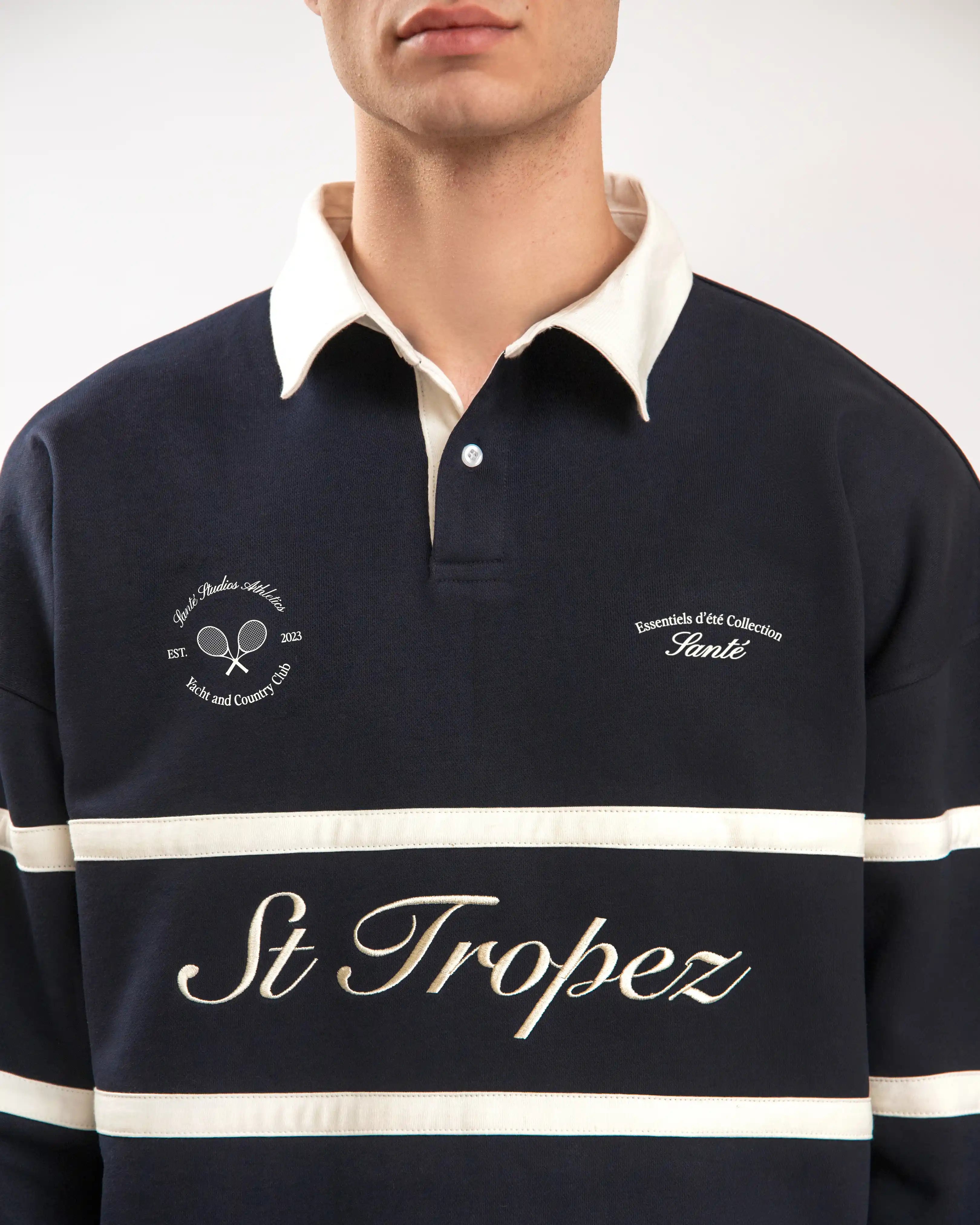 St Tropez Long Sleeve Polo