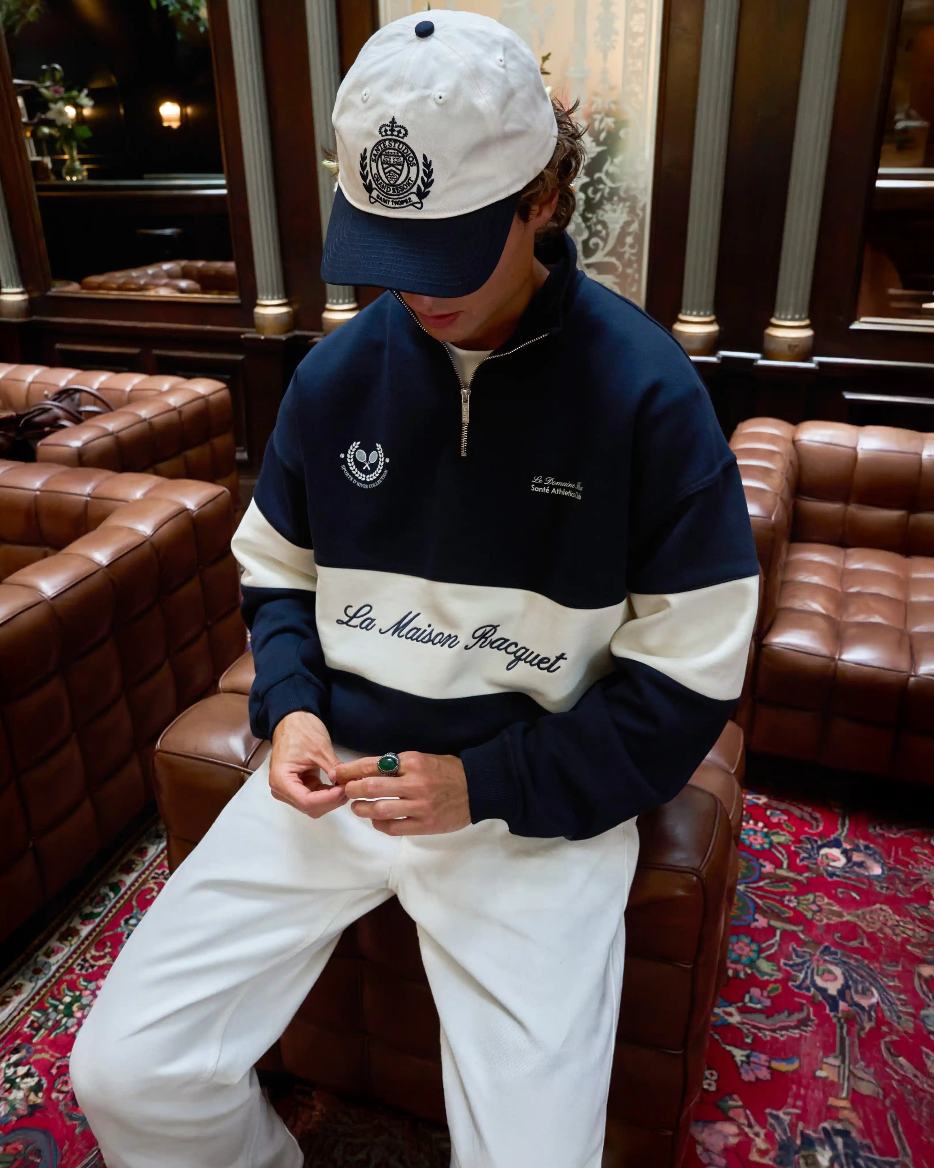 La Maison Racquet Quarter Zip